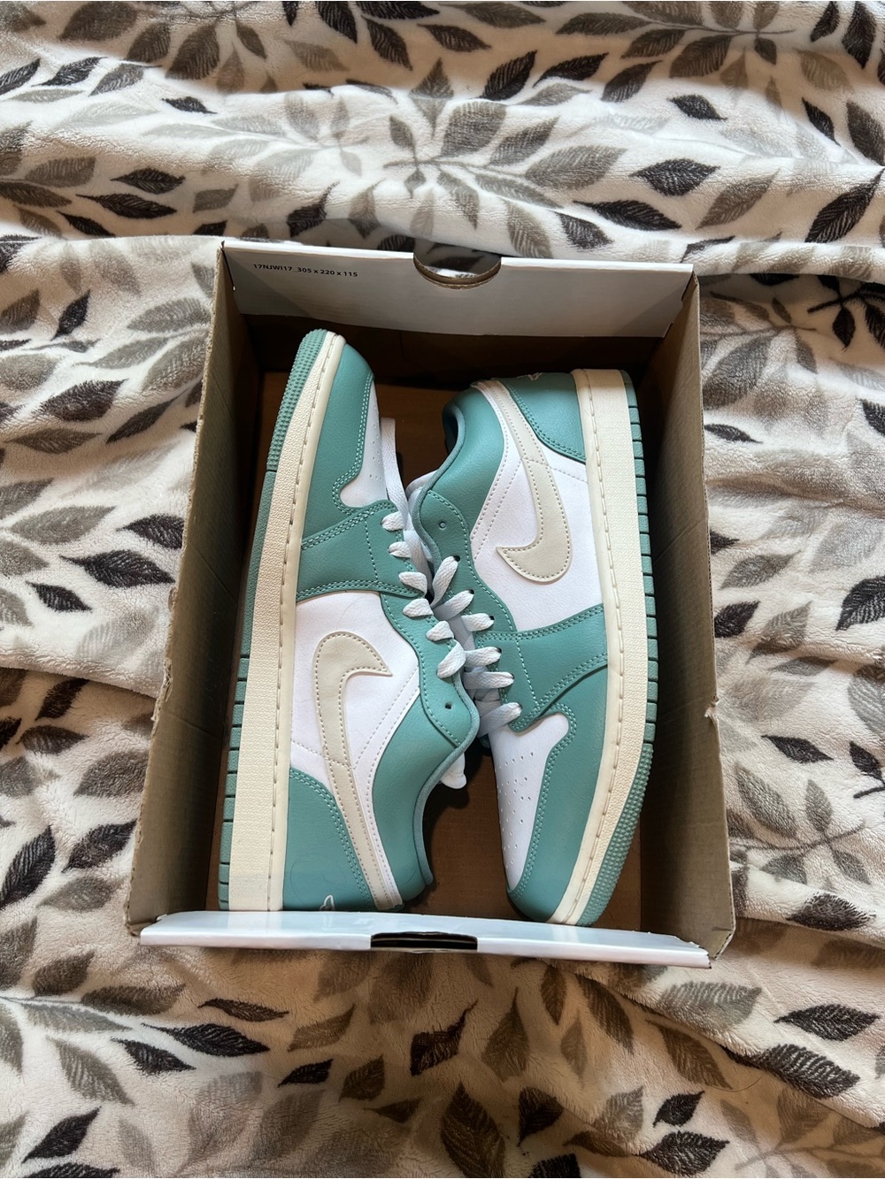 Nike Women’s Low-Top Sneakers in Teal and White